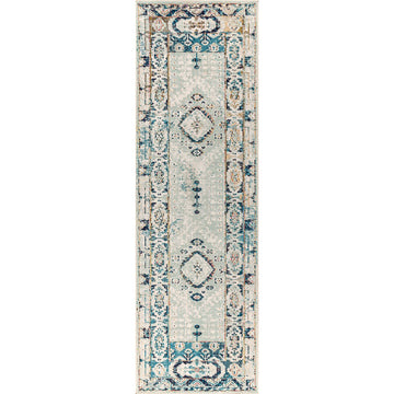Osuna Diamond Vintage Medallion Area Rug